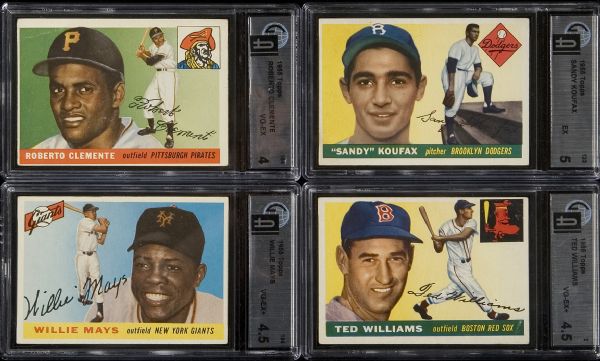 1955 Topps Baseball Complete set of 206 