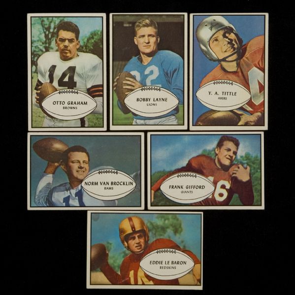 1953 Bowman Football Complete Set of 96  
