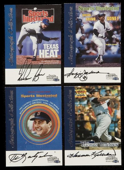 1999 Sports Illustrated Greats of the Game Autographs Complete Set