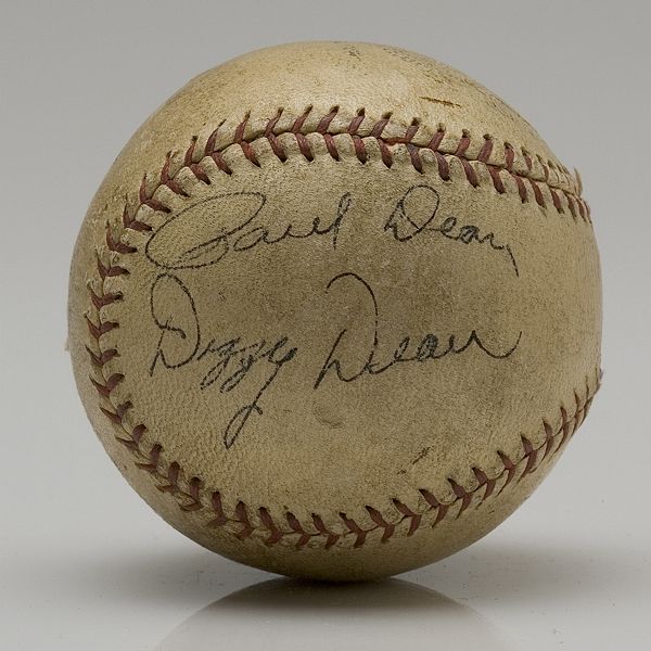 Dizzy and Paul Dean Signed Baseball  
