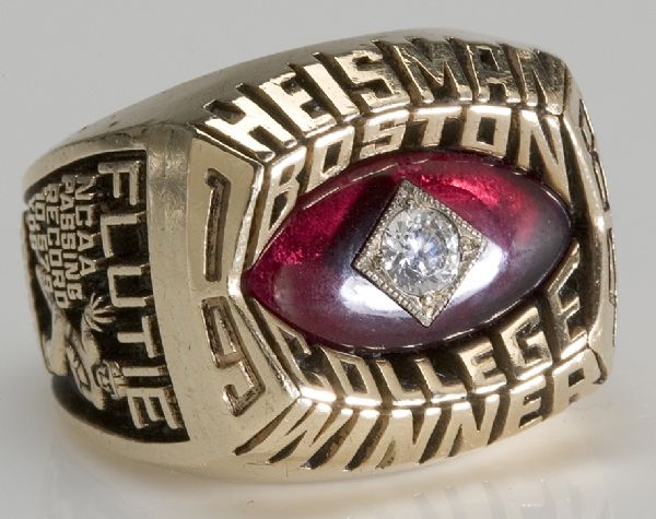 1984 Doug Flutie Heisman Trophy Salesman Sample Ring