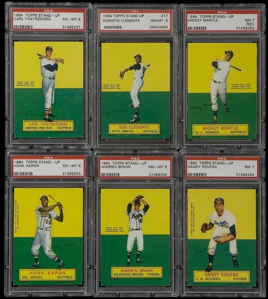 1964 Topps Stand-Up Baseball Complete Set of 77  