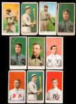 1909-11 E90-1 AMERICAN CARAMEL LOT OF 42 WITH 13 HALL OF FAMERS INCLUDING COBB AND YOUNG