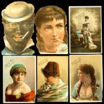 19TH CENTURY LOT OF (6) OLD JUDGE AND GYPSY QUEEN TRADE CARDS