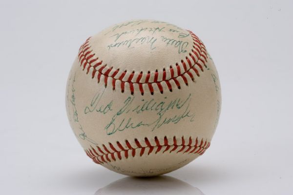 1949 Boston Red Sox Team Signed Baseball 