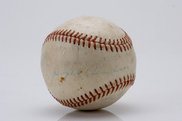 Dwight Eisenhower Autographed Baseball 