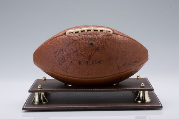 1951 Notre Dame Team Signed Football 