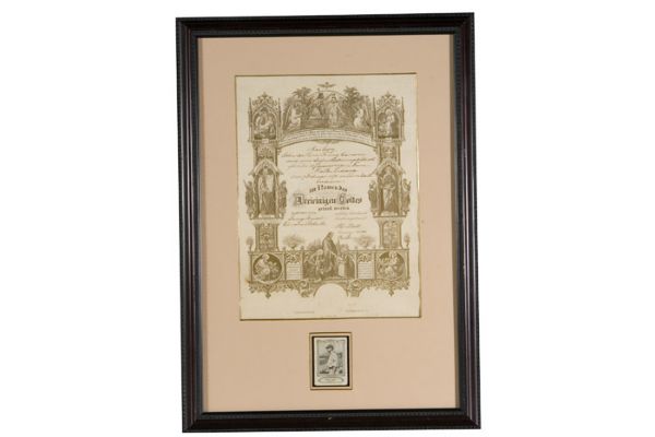 Original Hall of Famer Max Carey 1890 Baptism Certificate