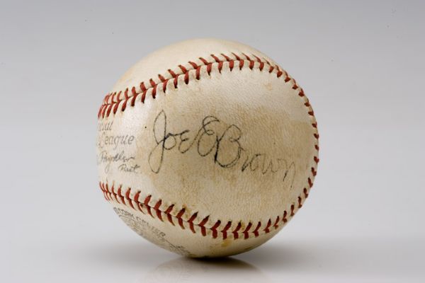 Comedian Joe E. Brown Signed Baseball circa 1930s 