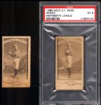 1888 N333 S. F. HESS NEWSBOYS LEAGUE SHEDD PSA 5 EX AND YEOMANS