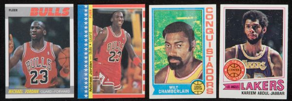 1974-75 Topps Basketball Complete Set 1977-78 Topps Basketball Complete Set 1987-88 Fleer Basketball Complete Set 