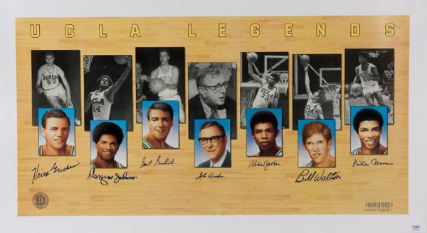 UCLA Legends Signed Limited Edition Lithograph 