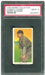 1909-11 T206 HARRIS COLLECTION CYCLE BACK CHARLEY OLEARY (HANDS ON KNEES) PSA 8 NM-MT