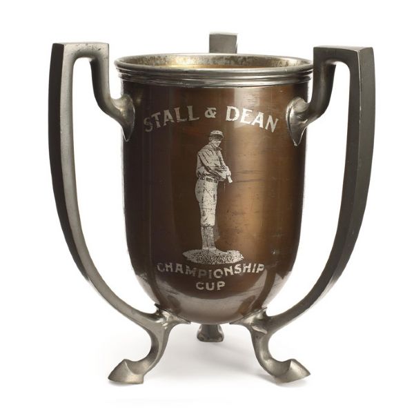 CIRCA 1910 STAHL & DEAN TY COBB CHAMPIONSHIP CUP