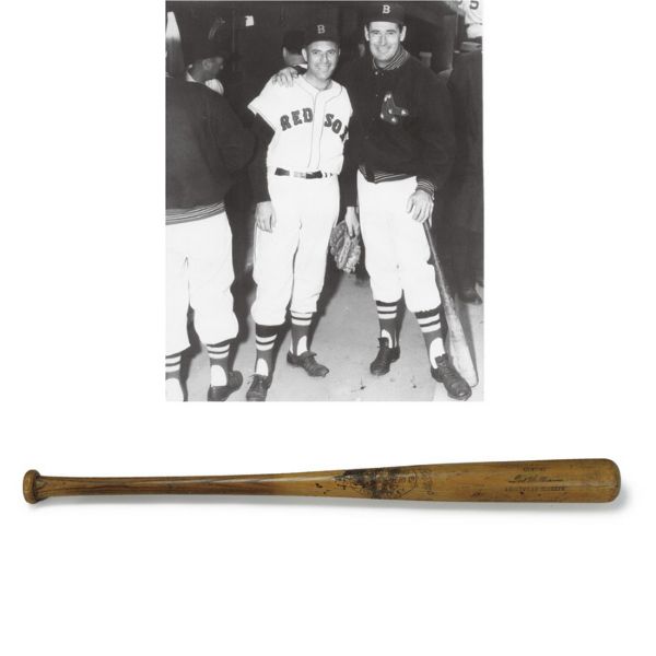 TED WILLIAMS 1955-1960 H&B PROFESSIONAL MODEL GAME BAT (MEARS GRADED A9.5)