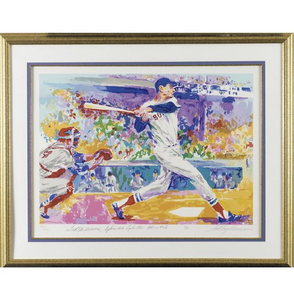 TED WILLIAMS SIGNED SPECIAL EDITION (#9/10) SERIGRAPH BY LEROY NEIMAN