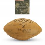 GROUP OF THREE (3) GREEN BAY PACKERS TEAM SIGNED FOOTBALLS (1962, 1964 & 1965)
