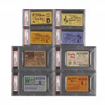 COMPLETE RUN OF (61) KENTUCKY DERBY TICKET STUBS FROM 1946 TO 2006