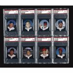 FINEST KNOWN PSA GRADED 1972 TOPPS CANDY LID TEST COMPLETE SET OF 55