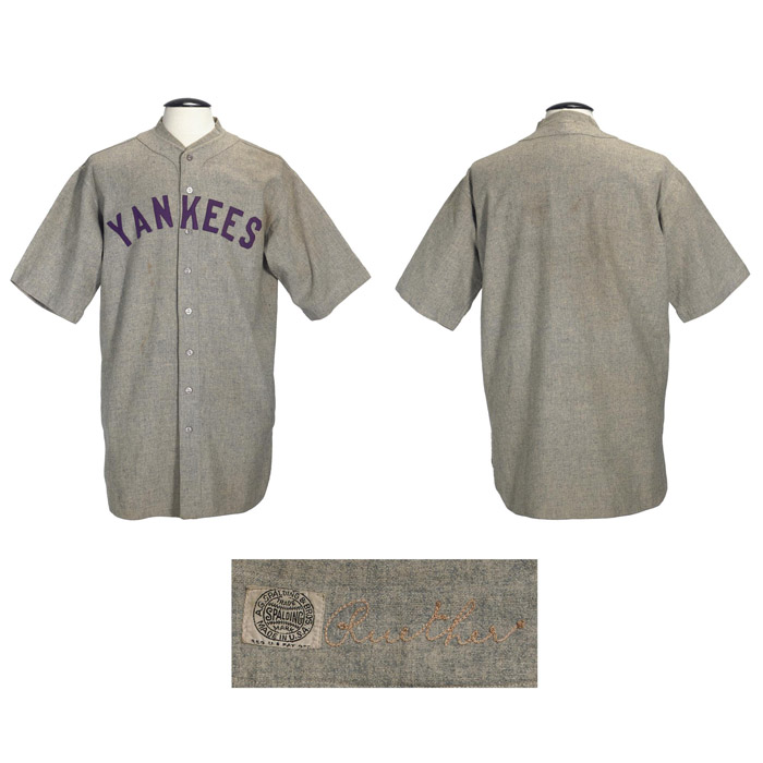 Lot Detail - 1927 DUTCH REUTHER NEW YORK YANKEES ROAD JERSEY