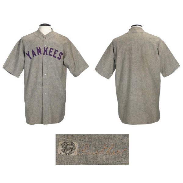 1927 DUTCH REUTHER NEW YORK YANKEES ROAD JERSEY