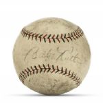 1927 WORLD SERIES BASEBALL SIGNED BY NEW YORK YANKEES & PITTSBURGH PIRATES