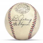 1930-32 LOU GEHRIG, BEN CHAPMAN AND DUSTY COOKE SIGNED BASEBALL