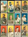 1909-11 T206 LOT OF 234 (225 DIFFERENT) WITH COBB, JOHNSON (2), MATHEWSON AND 37 OTHER HALL OF FAMERS