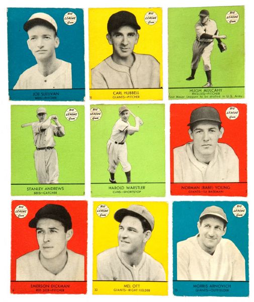 1941 GOUDEY COMPLETE SET OF 33 