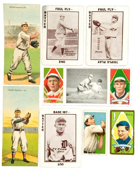 1909-13 SHOEBOX LOT OF 49 WITH MANY HALL OF FAMERS