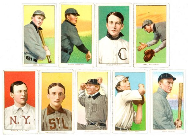 1909-11 T206 WHITE BORDER LOT OF 173 DIFFERENT WITH SOME HALL OF FAMERS INCLUDING COBB (2) AND 8 SOUTHERN LEAGUERS