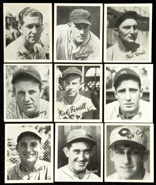 1936 GOUDEY COMPLETE SET OF 25