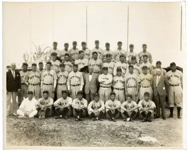 1935 AND 1936 NEW YORK YANKEES TEAM FIRST GENERATION PHOTOGRAPHS BY THORNE