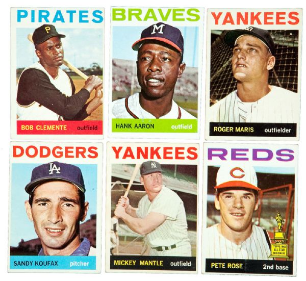 1964 TOPPS COMPLETE SET OF 587