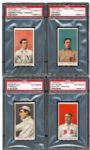1909-11 E90-1 AMERICAN CARAMEL LOT OF (8) HOFERS AND STARS - PSA AUTHENTIC