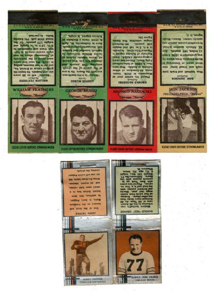 1930S DIAMOND MATCHBOOK COLLECTION OF 38 INCLUDING NAGURSKI AND GRANGE