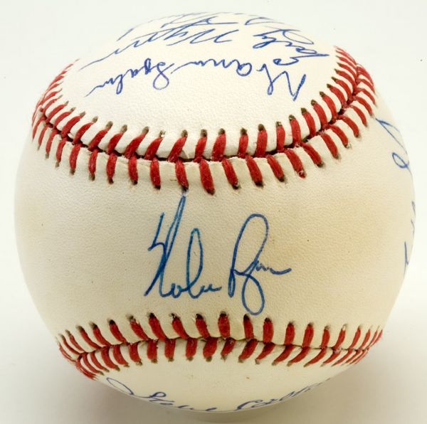 300 GAME WINNERS BALL SIGNED BY EIGHT HALL OF FAMERS