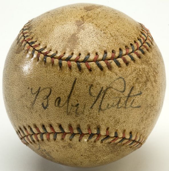 BABE RUTH AND LOU GEHRIG SIGNED OFFICIAL SOUTHERN LEAGUE BASEBALL