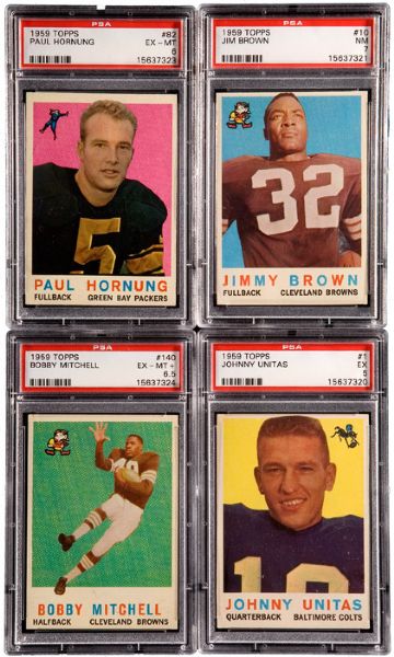 1959 TOPPS FOOTBALL COMPLETE SET OF 176