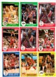 1984-85 STAR BASKETBALL HIGH GRADE LOOKING COMPLETE SET OF 288 PLUS EXTRAS
