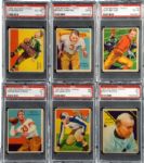 1935 NATIONAL CHICLE FOOTBALL COMPLETE SET OF 36