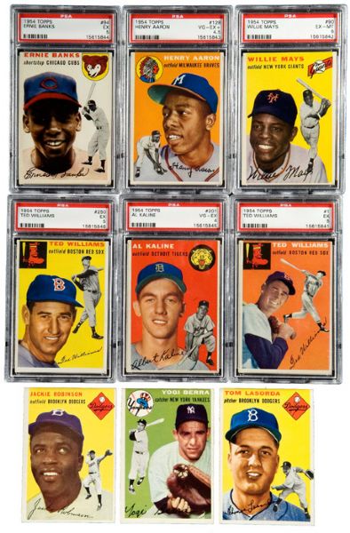 1954 TOPPS COMPLETE SET OF 250