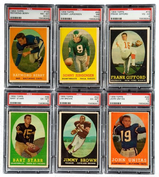 1958 TOPPS FOOTBALL COMPLETE SET OF 132