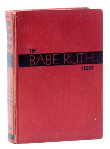 BABE RUTH INSCRIBED 1948 FIRST EDITION COPY OF THE BABE RUTH STORY