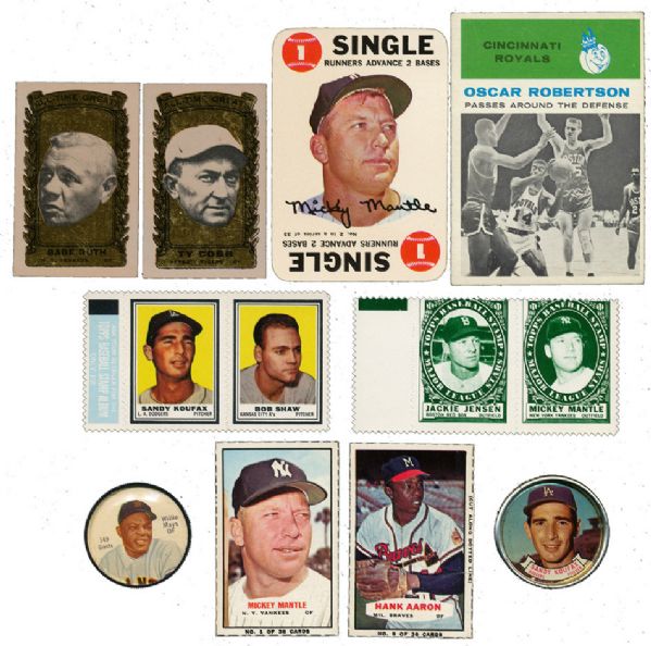 1960s THRU 1970S LOT OF 375+ MISCELLANEOUS CARDS AND MORE