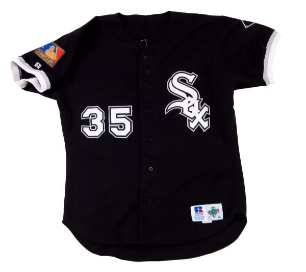 1994 FRANK THOMAS AUTOGRAPHED CHICAGO WHITE SOX GAME WORN HOME JERSEY