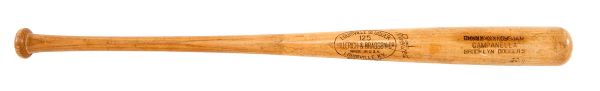 ROY CAMPANELLA 1951 WORLD SERIES PROFESSIONAL MODEL GAME USED BAT WITH FACTORY CANCELLED MARKING (PSA/DNA GU8)