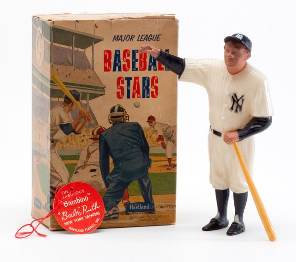 1958-62 BABE RUTH HARTLAND STATUE IN ORIGINAL BOX WITH TAG