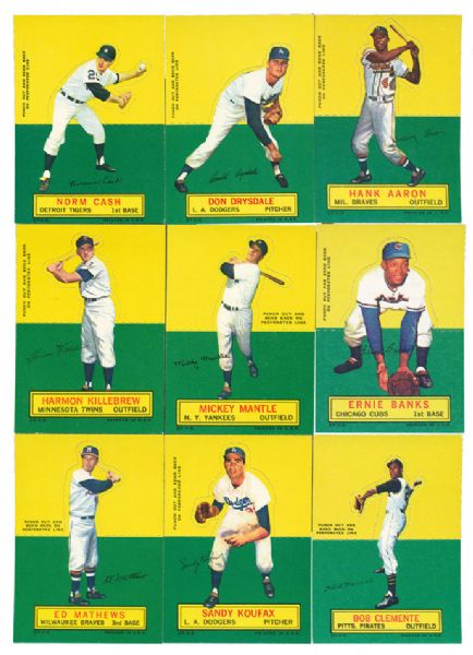 1964 TOPPS STAND-UPS COMPLETE SET OF 77