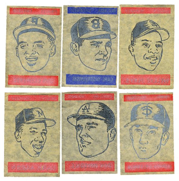 1965 TOPPS TRANSFERS COMPLETE SET OF 72